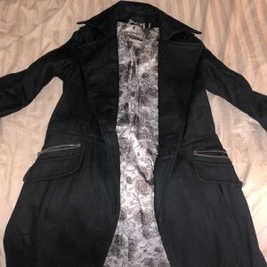 Black S/M Guess peacoat used but in good condition